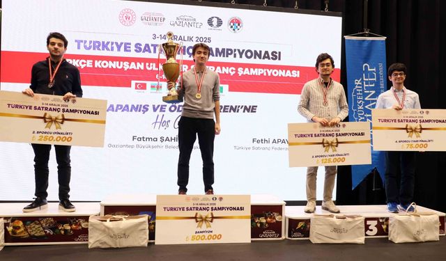 2025 Türkiye Satranç Şampiyonası’nda GM Işık Can şampiyon