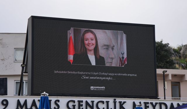 GÜLŞAH DURBAY MARMARİS’TE ANILDI