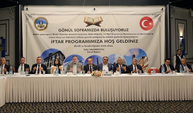 ERZURUMLULAR BALÇOVA TERMAL’DE İFTAR SOFRASINDA BULUŞTU