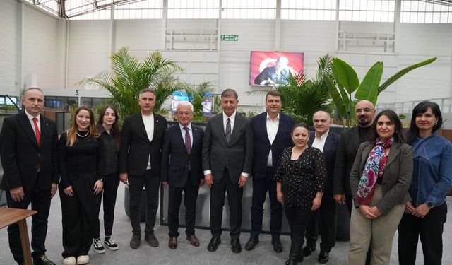 Cittaslow Ulusal Ağ Toplantısı öncesi Başkan Tugay’a ziyaret