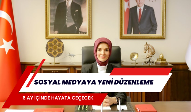 SOSYAL MEDYAYA YENİ DÜZENLEME: 6 AY İÇİNDE HAYATA GEÇECEK