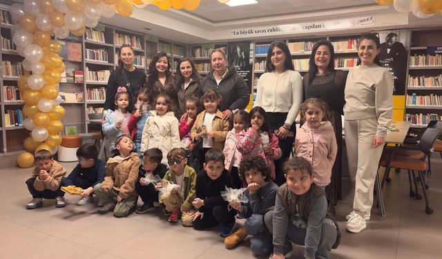 KÜTÜPHANE HAFTASI DOPDOLU: MÜZİK, RESİM VE YARATICI DRAMA BİR ARADA