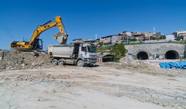 Onat Tüneli’nde çalışmalar sürüyor