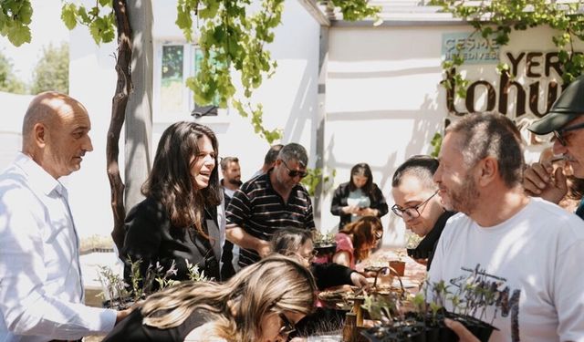Çeşme Belediyesinden yerel üretime destek: 80 bin fide üretimiyle rekor