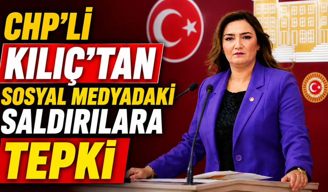 CHP’li Kılıç’tan Sosyal Medyadaki Saldırılara Tepki
