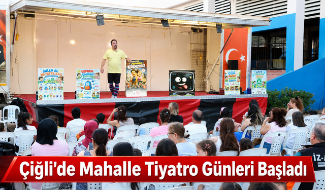 Çiğli’de Mahalle Tiyatro Günleri Başladı