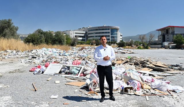 Bornova’da kaçak molozla topyekün mücadele