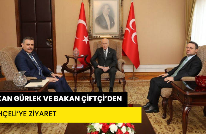 Bakan Gürlek ve Bakan Çiftçi’den Bahçeli’ye Ziyaret