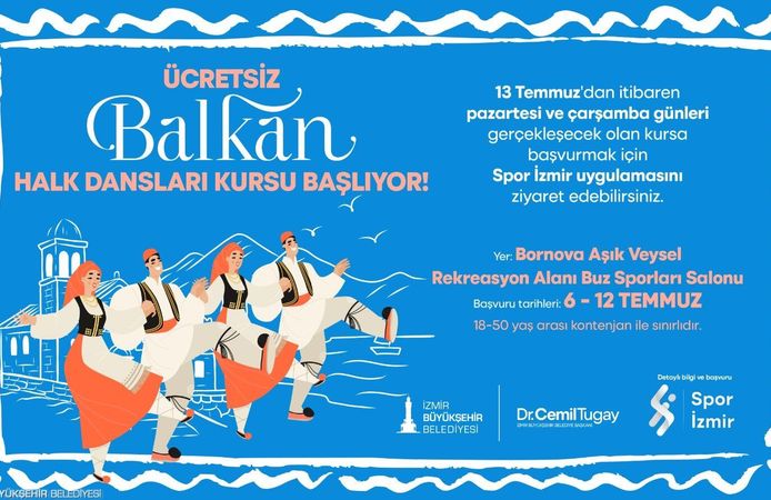 İzmir’de Balkan Halk Dansları kursu başlıyor