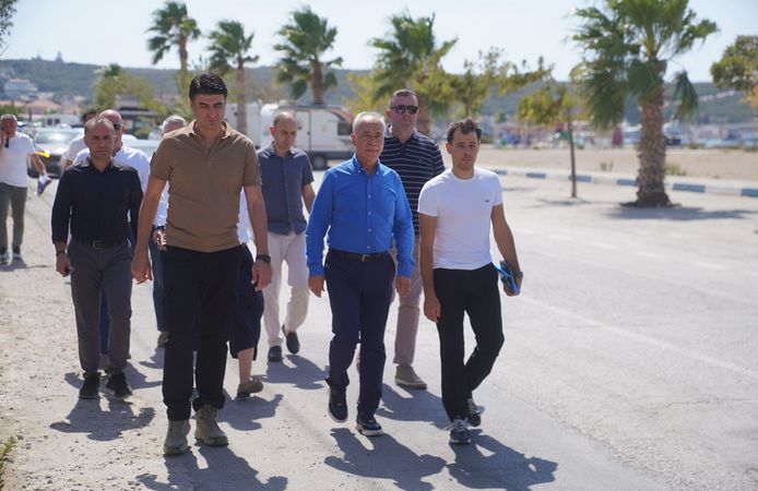 Seferihisar’da altyapı için kapsamlı çalışma: İZSU heyeti sahaya indi