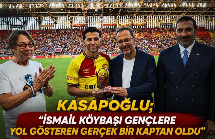 Kasapoğlu; İsmail Köybaşı gençlere yol gösteren gerçek bir kaptan oldu