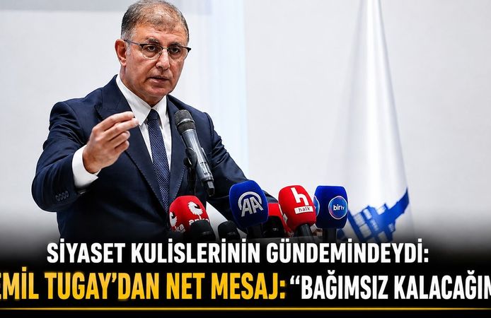 Siyaset Kulislerinin Gündemindeydi: Cemil Tugay’dan Net Mesaj: “Bağımsız Kalacağım”