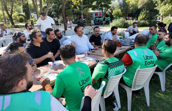 Bornova’da Moto Kuryeler buluşması