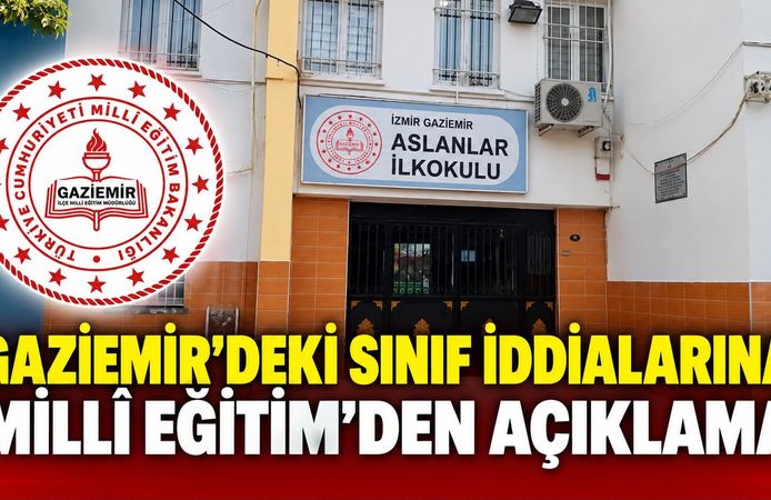 GAZİEMİR’DE SINIF MEVCUDU TARTIŞMASINA RESMİ AÇIKLAMA