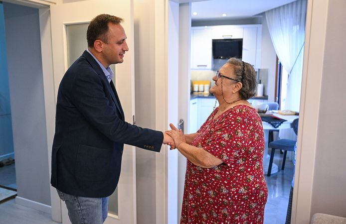 Başkan Eşki’den vefa ziyareti  "Her şartta Bornovalıların yanındayız"