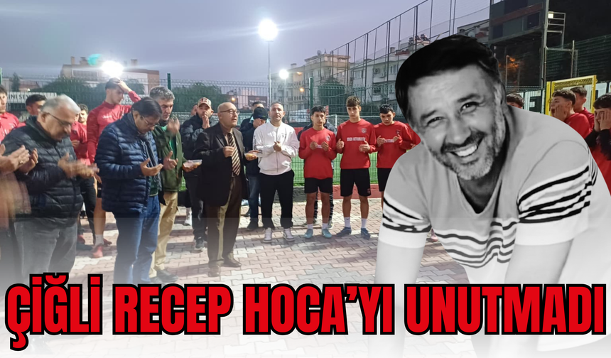 Çiğli, Antrenör Recep Gündeş'i  Unutmadı