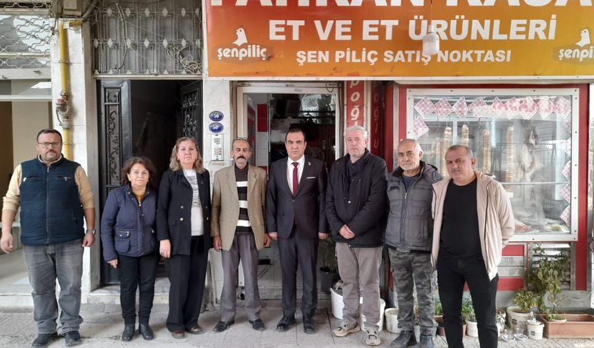 Bezircilioğlu'ndan, Saldırıya Uğrayan İlçe Başkanına Ziyaret