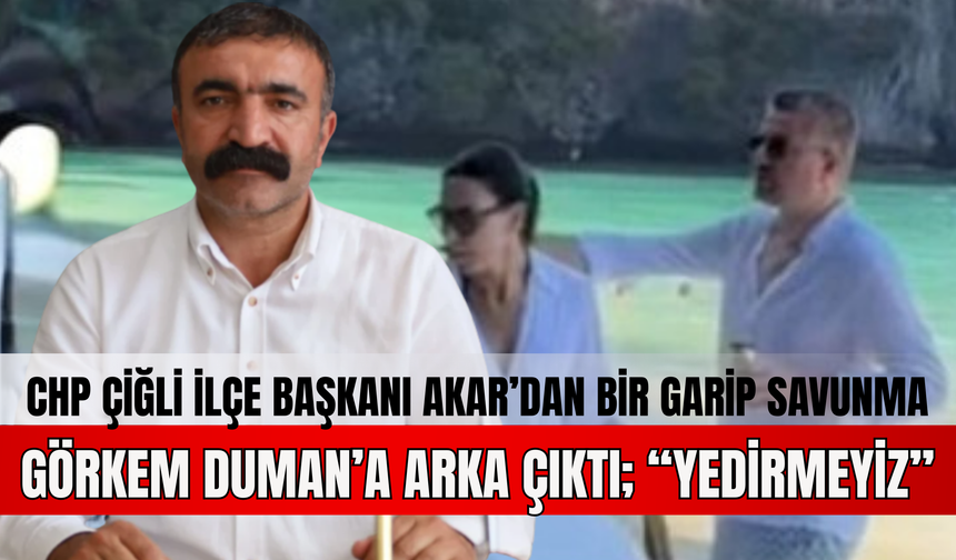 Erkan Akar, Görkem Duman'a Arka Çıktı; “Yedirmeyiz”