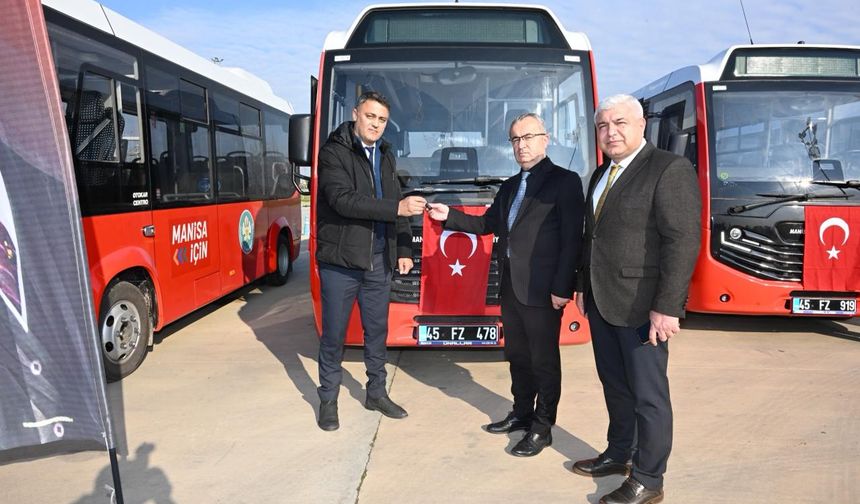 Manisa’da Toplu Taşımaya 12 Yeni Araç