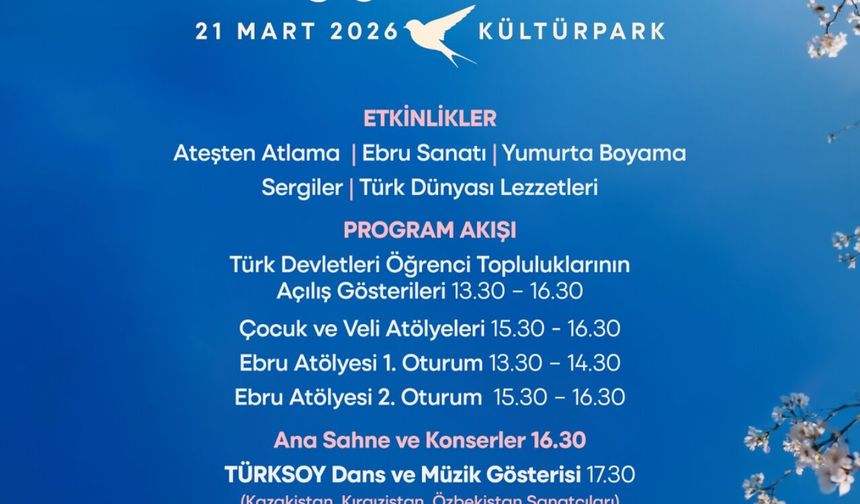 Baharın gelişi Kültürpark’ta kutlanacak