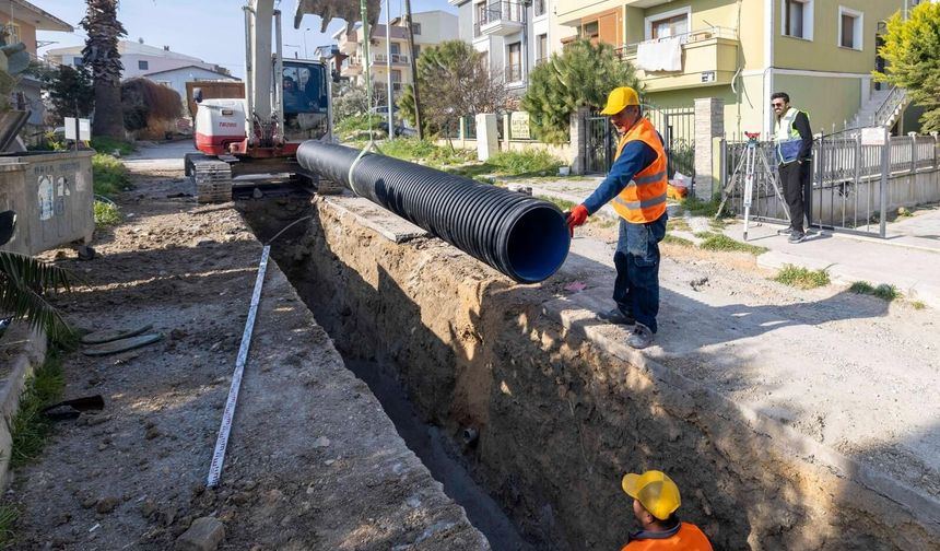 Urla’da taşkınlara karşı 160 milyon liralık altyapı yatırımı