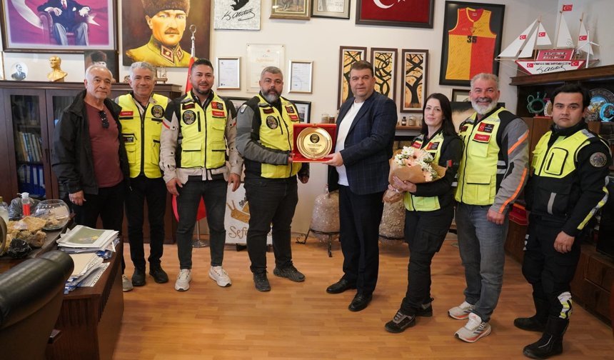 RİEDER Kulübü’nden Başkan İsmail Yetişkin’e teşekkür ziyareti