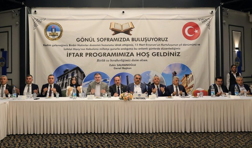 ERZURUMLULAR BALÇOVA TERMAL’DE İFTAR SOFRASINDA BULUŞTU