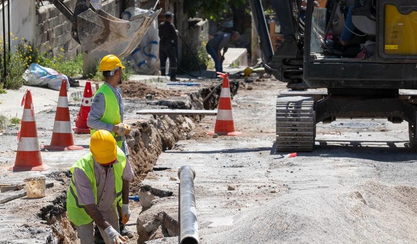 35 kilometrelik içme suyu hattı yenileniyor