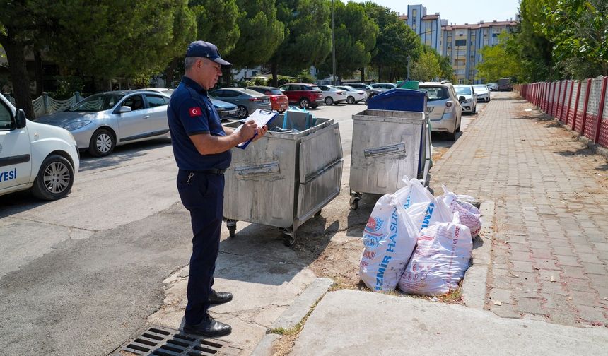 Gaziemir Belediyesi’nden çevreyi kirletenlere karşı güçlü mücadele