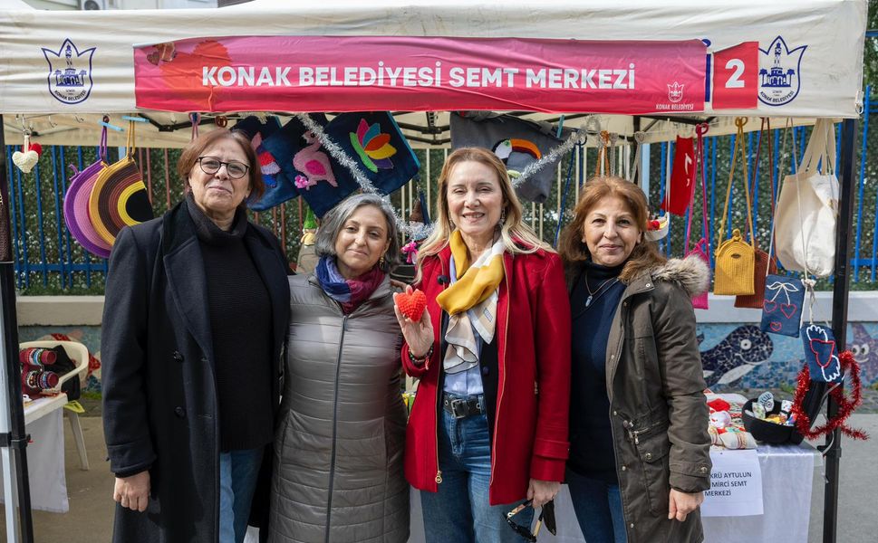 Konak’ta sevgi, emekle güçleniyor