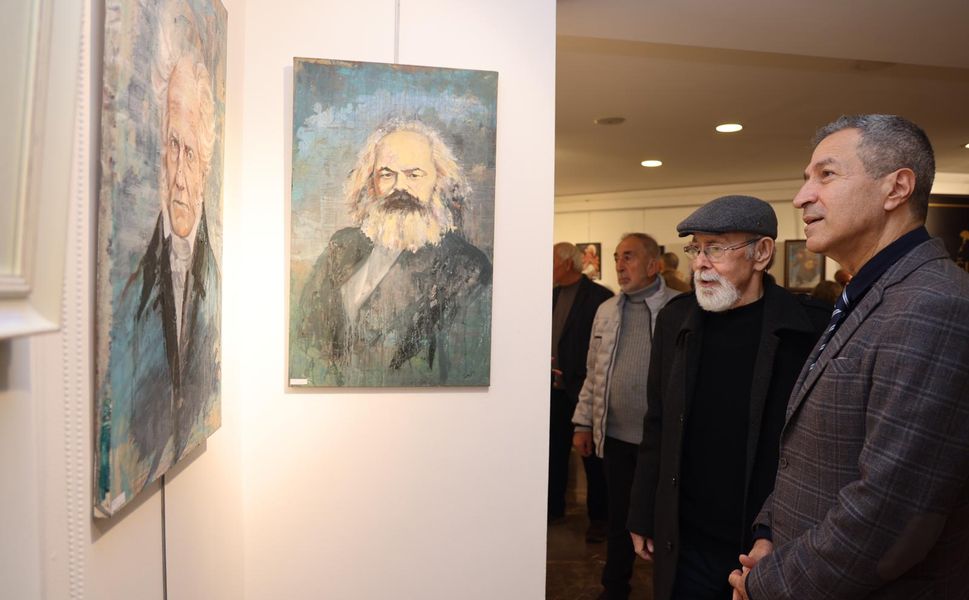 “ÜMİT BURADA” SERGİSİ SANATSEVERLERLE BULUŞTU