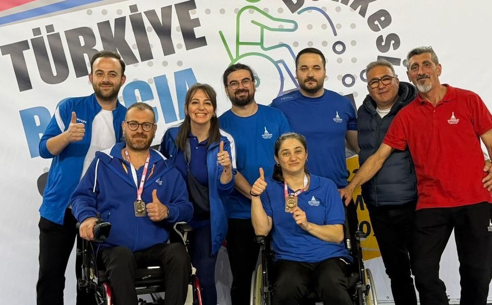 Büyükşehir’in boccia takımı, bronz madalya ile döndü