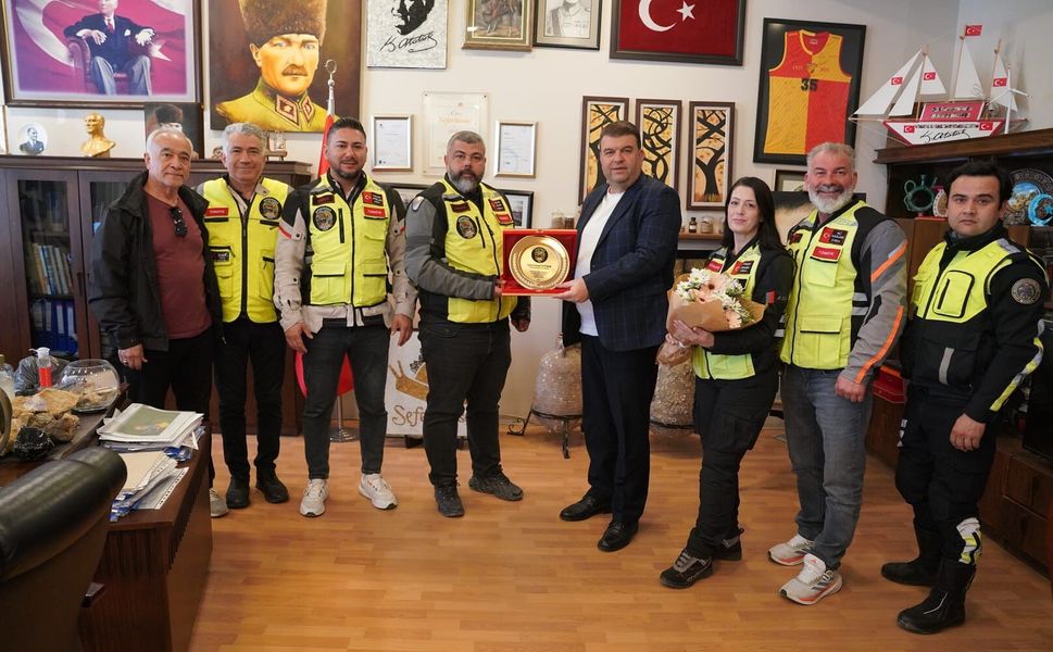 RİEDER Kulübü’nden Başkan İsmail Yetişkin’e teşekkür ziyareti