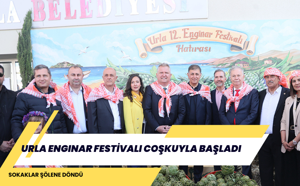 Urla Enginar Festivali Coşkuyla Başladı: Sokaklar Şölene Döndü
