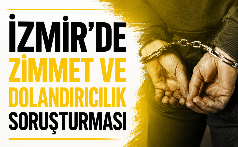 İZMİR’DE ZİMMET VE DOLANDIRICILIK SORUŞTURMASI