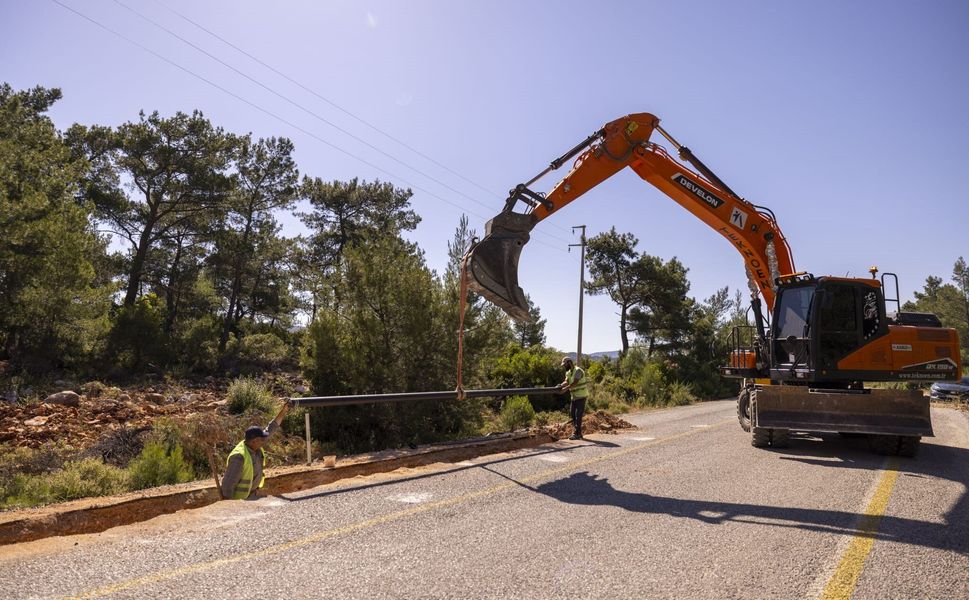Urla’ya 40 kilometrelik içme suyu hattı