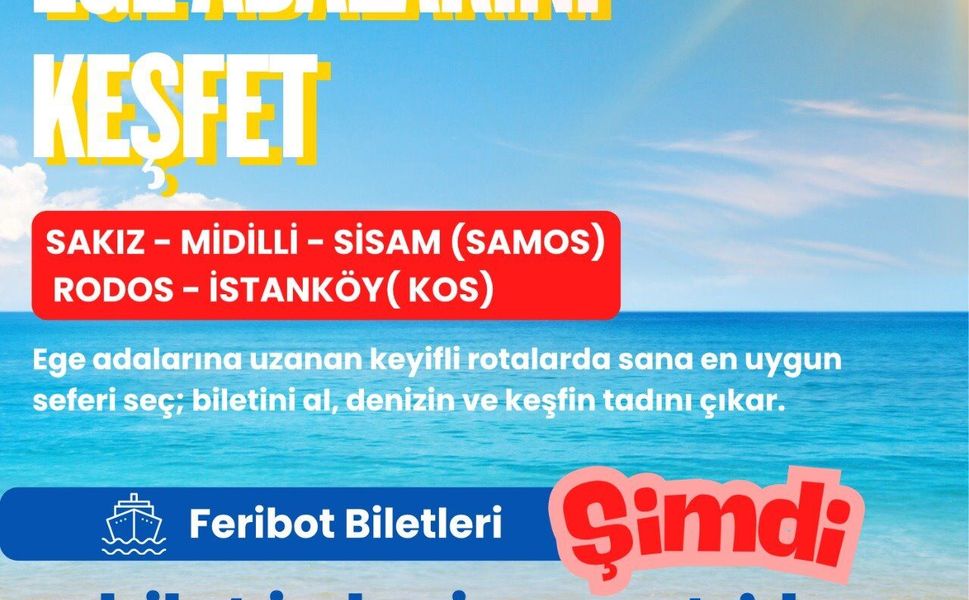 İZDENİZ’den Ege adalarına online feribot bileti kolaylığı