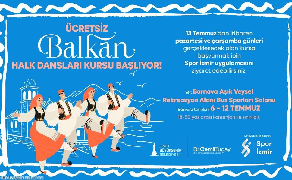 İzmir’de Balkan Halk Dansları kursu başlıyor