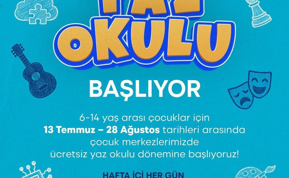 İzmirli çocuklar için renkli yaz tatili
