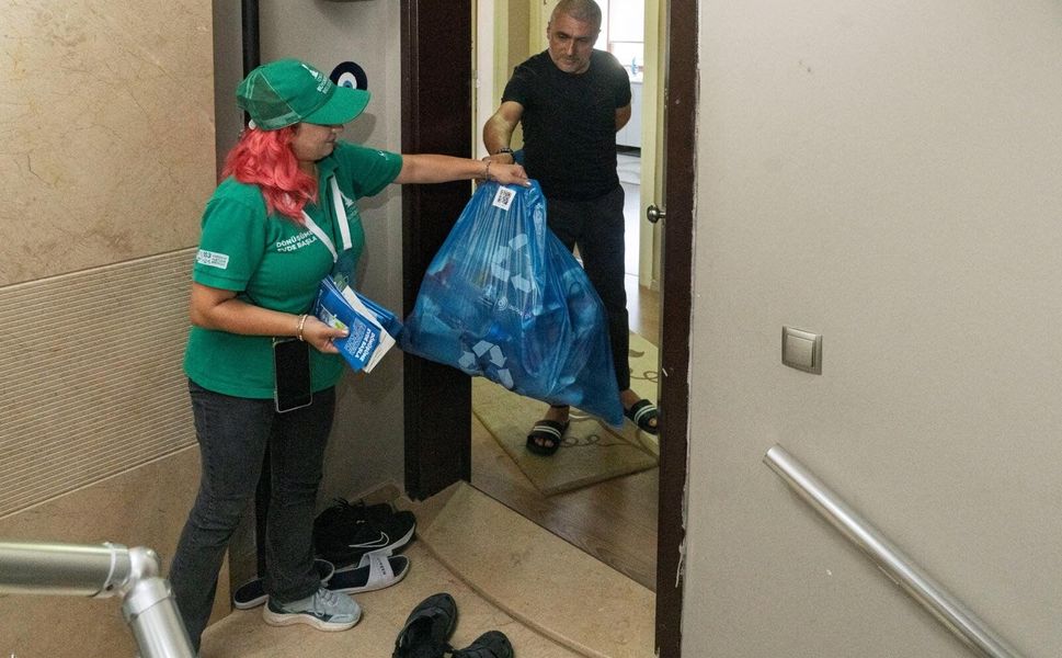Geri dönüşüm kapıya geldi