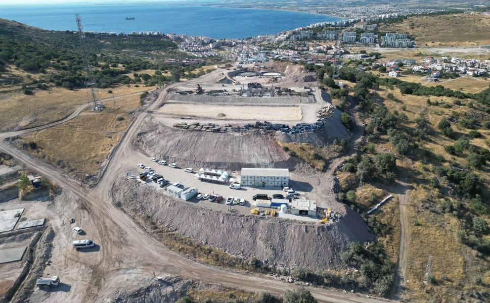 İzmir’in 3. büyük ileri biyolojik arıtma tesisi yükseliyor