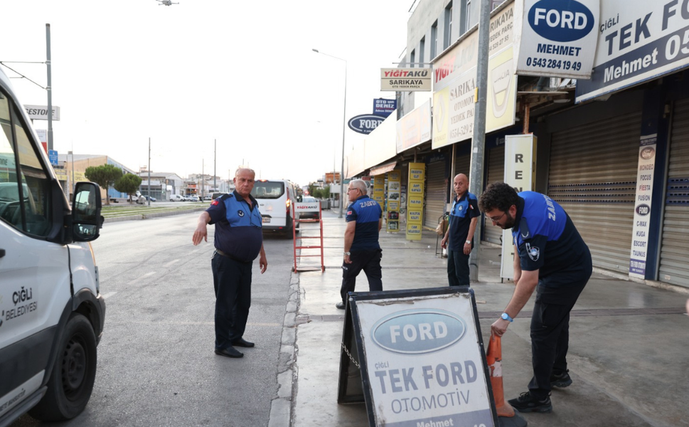 Çiğli Belediyesi’nden Atasanayi ve Semt Pazarlarında Kapsamlı Zabıta Denetimi