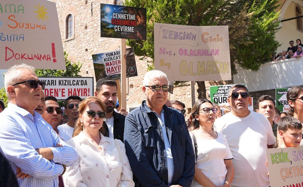 BAŞKAN TÜRKMEN MADENE KARŞI VATANDAŞLARLA TEK SES OLDU