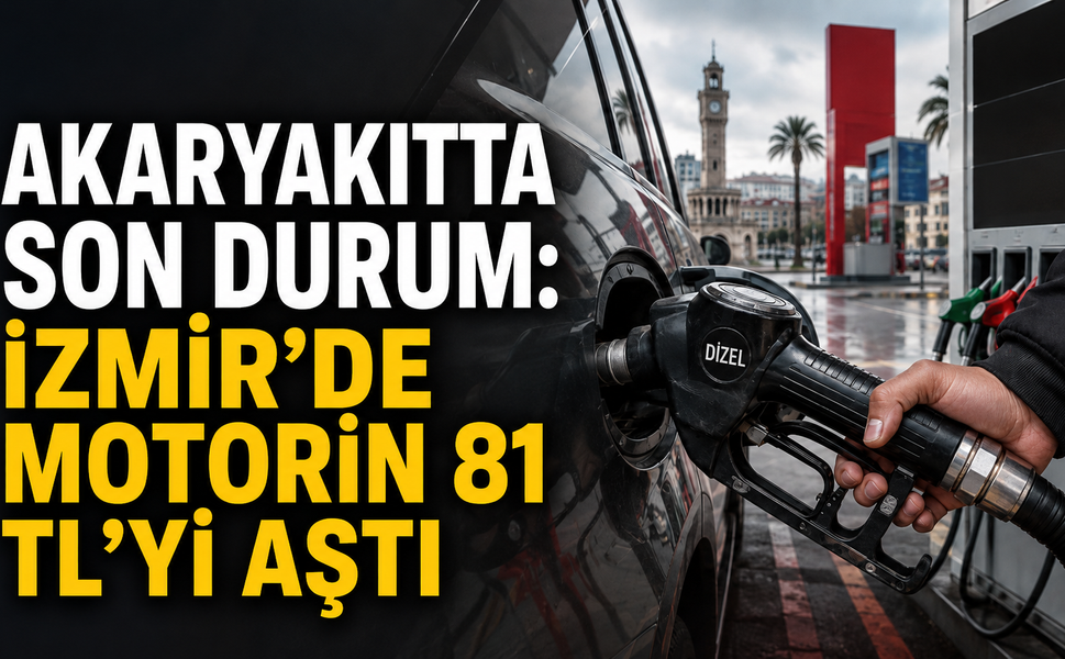 Akaryakıtta Son Durum: İzmir’de Motorin 81 TL’yi Aştı