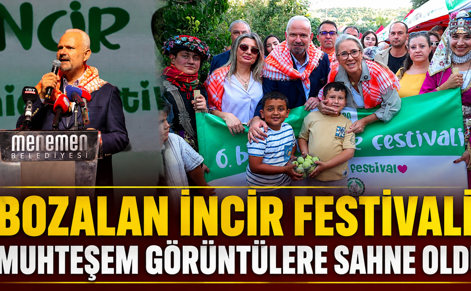 Bozalan İncir Festivali, muhteşem görüntülere sahne oldu