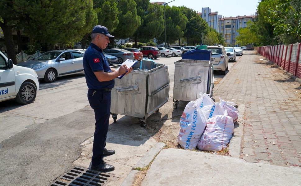 Gaziemir Belediyesi’nden çevreyi kirletenlere karşı güçlü mücadele