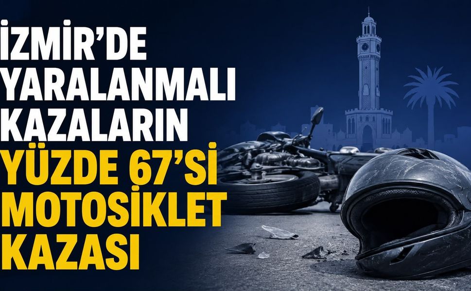 İzmir’de Yaralanmalı Kazaların Yüzde 67’si Motosiklet Kazası