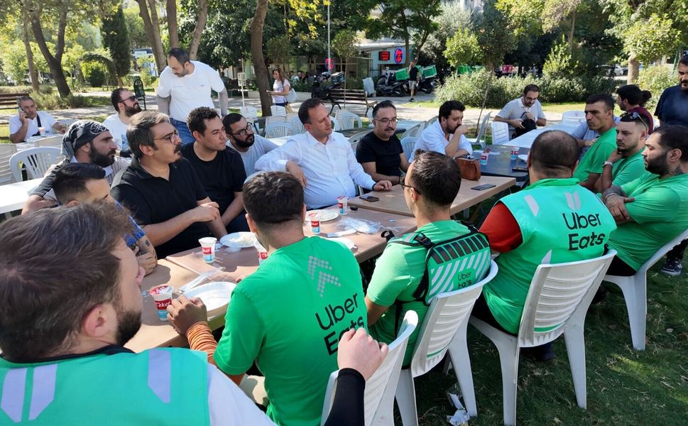 Bornova’da Moto Kuryeler buluşması