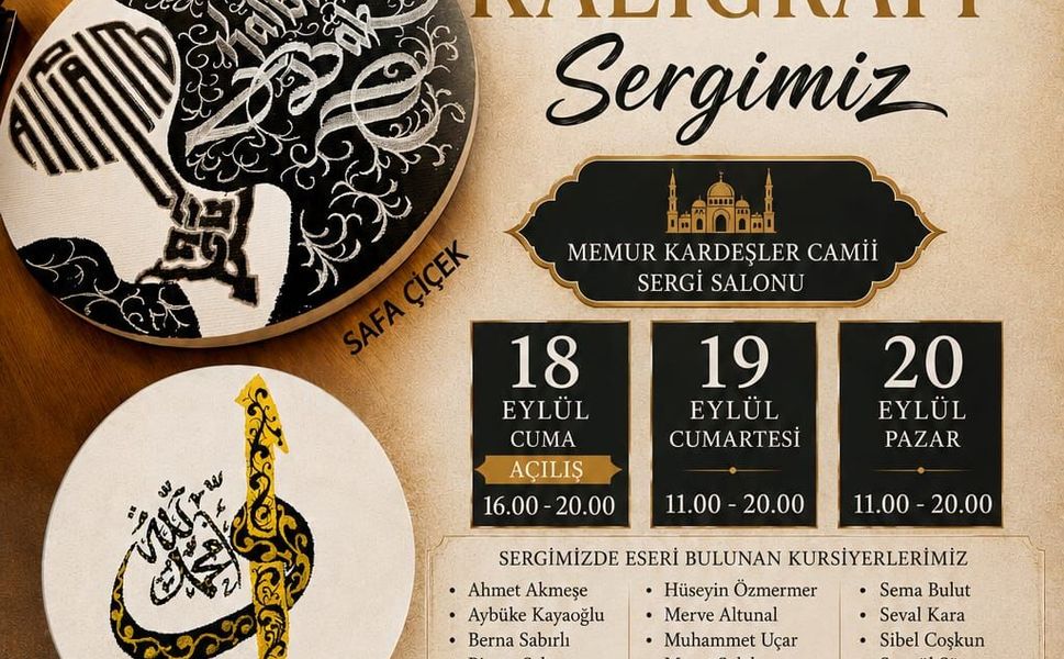 SAFA ÇİÇEK VE ÖĞRENCİLERİ “HARFİN İZİNDE” SANATSEVERLERLE BULUŞUYOR