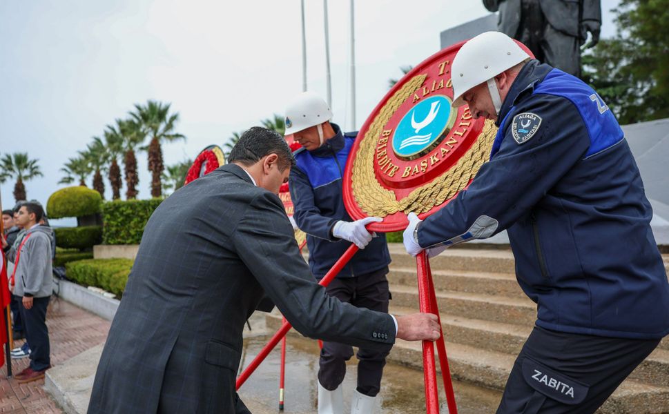 ALİAĞA’DA CUMHURİYET BAYRAMI KUTLAMALARI BAŞLADI